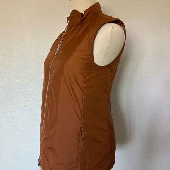 Lafayette 148 Bellamy fully reversible Vest in copper color size XXS - Picture 7 of 11